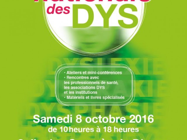 10ème Journée Nationale des DYS à Dieppe le 8 octobre 2016